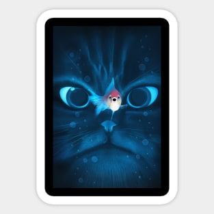 Cat Fish Sticker